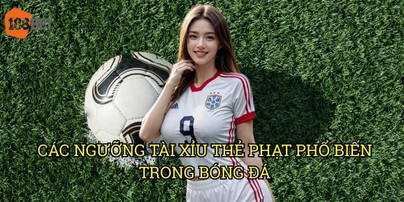Kèo tài xỉu thẻ phạt mang lại lợi nhuận ổn định tại 188bet 2 Các ngưỡng tài xỉu thẻ phạt phổ biến trong bóng đá
